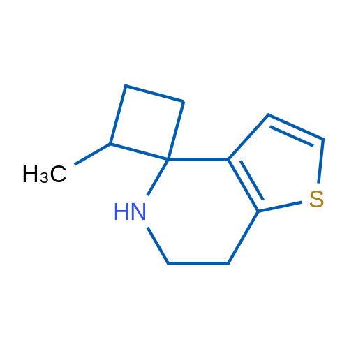 4-Methyl-6',7'-dihydro-5'H-spiro[cyclobutane-1,4'-thieno[3,2-c]pyridine] 1g