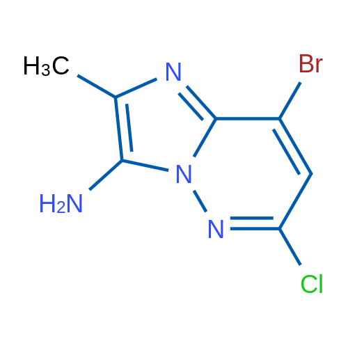 8-Bromo-6-chloro-2-methylimidazo[1,2-b]pyridazin-3-amine 1g