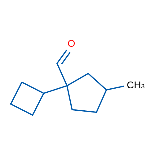 1-Cyclobutyl-3-methylcyclopentane-1-carbaldehyde 1g