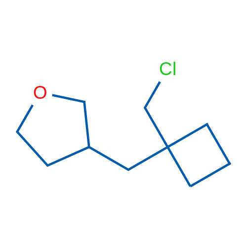 3-{[1-(chloromethyl)cyclobutyl]methyl}oxolane 1g