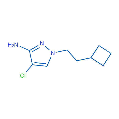 4-Chloro-1-(2-cyclobutylethyl)-1H-pyrazol-3-amine 1g