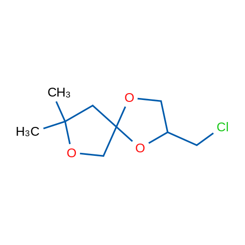 2-(Chloromethyl)-8,8-dimethyl-1,4,7-trioxaspiro[4.4]nonane 1g