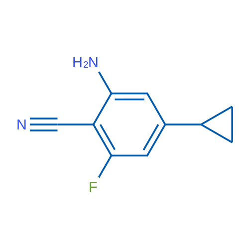 2-Amino-4-cyclopropyl-6-fluorobenzonitrile 5g
