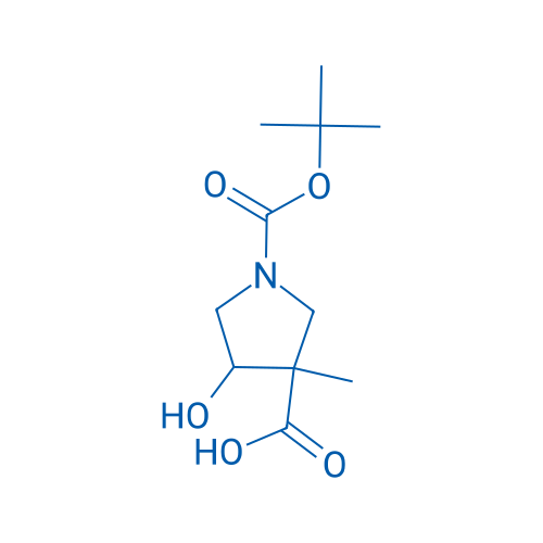 1-(tert-Butoxycarbonyl)-4-hydroxy-3-methylpyrrolidine-3-carboxylic acid 1g