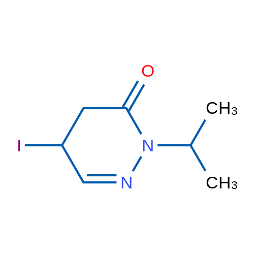 5-Iodo-2-isopropyl-4,5-dihydropyridazin-3(2H)-one 250mg