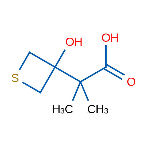 2-(3-Hydroxythietan-3-yl)-2-methylpropanoic acid 1g