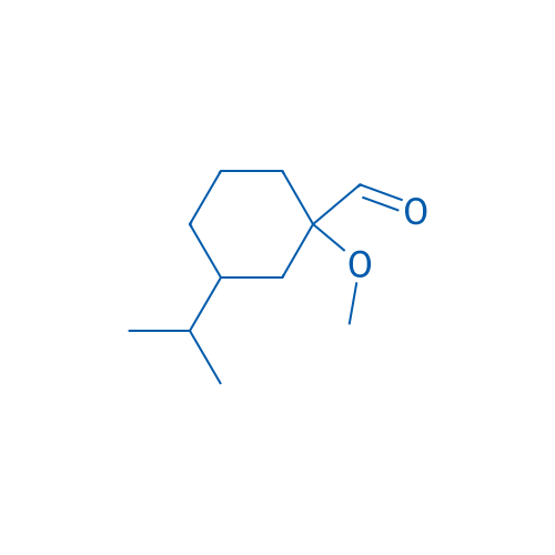 1-Methoxy-3-(propan-2-yl)cyclohexane-1-carbaldehyde 1g
