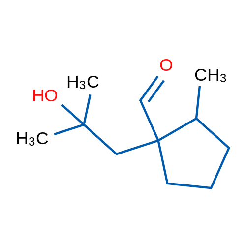 1-(2-Hydroxy-2-methylpropyl)-2-methylcyclopentane-1-carbaldehyde 1g