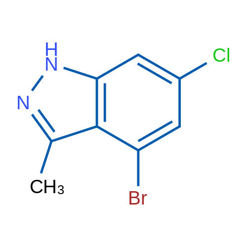 4-Bromo-6-chloro-3-methyl-1H-indazole 1g