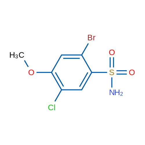 2-Bromo-5-chloro-4-methoxybenzene-1-sulfonamide 1g