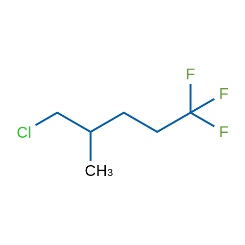 5-Chloro-1,1,1-trifluoro-4-methylpentane 1g