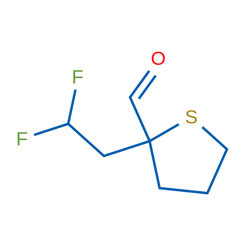 2-(2,2-Difluoroethyl)thiolane-2-carbaldehyde 1g