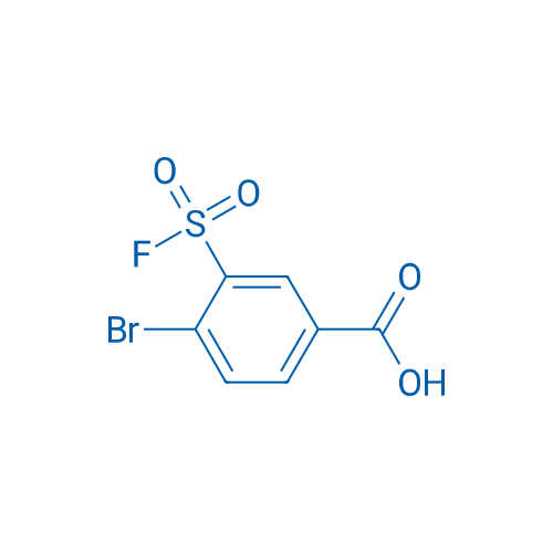 4-Bromo-3-(fluorosulfonyl)benzoic acid 100mg