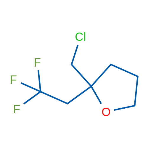2-(Chloromethyl)-2-(2,2,2-trifluoroethyl)oxolane 1g