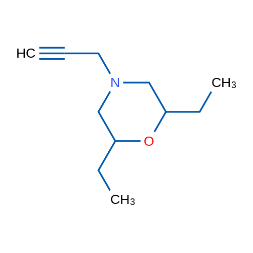 2,6-Diethyl-4-(prop-2-yn-1-yl)morpholine 1g