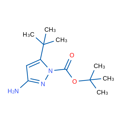 tert-Butyl 3-amino-5-(tert-butyl)-1H-pyrazole-1-carboxylate 1g