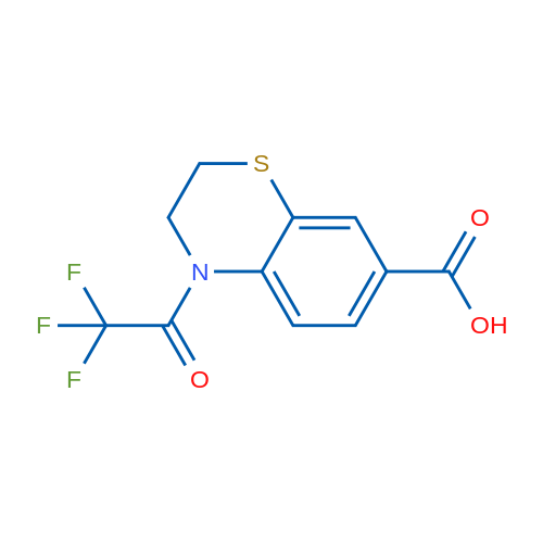 4-(2,2,2-Trifluoroacetyl)-3,4-dihydro-2H-benzo[b][1,4]thiazine-7-carboxylic acid 1g