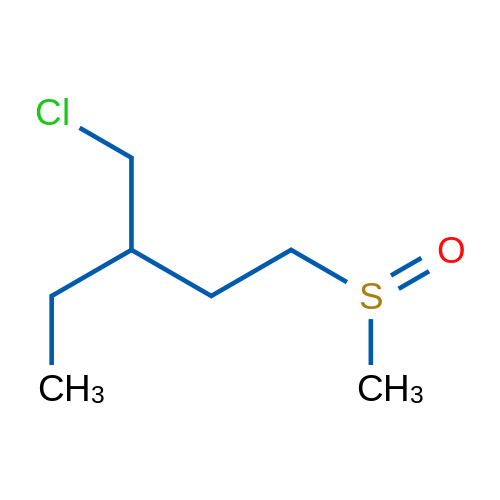 3-(Chloromethyl)-1-methanesulfinylpentane 1g