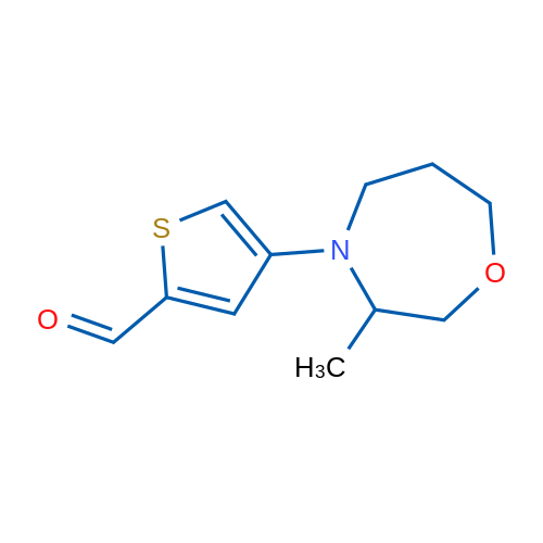 4-(3-Methyl-1,4-oxazepan-4-yl)thiophene-2-carbaldehyde 1g