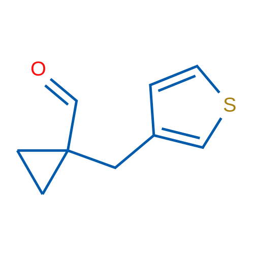 1-(Thiophen-3-ylmethyl)cyclopropane-1-carbaldehyde 1g