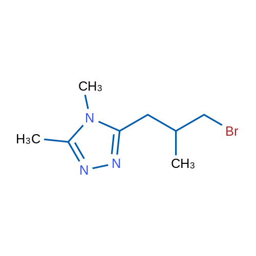 3-(3-Bromo-2-methylpropyl)-4,5-dimethyl-4H-1,2,4-triazole 1g