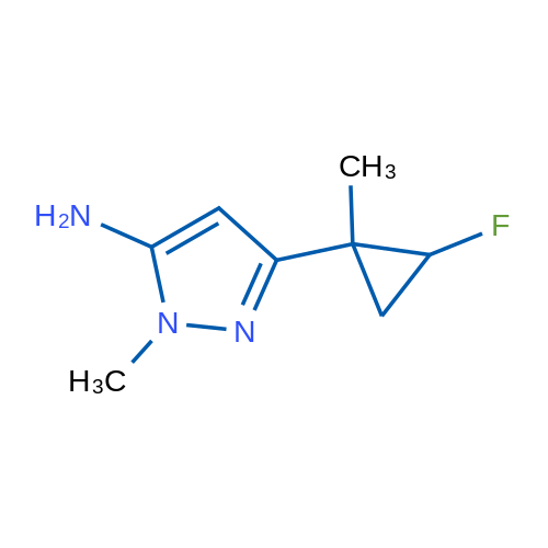 3-(2-Fluoro-1-methylcyclopropyl)-1-methyl-1H-pyrazol-5-amine 1g