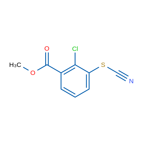 2-CHloro-3-thiocyanato-benzoic acid methyl ester 5g