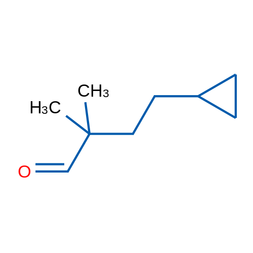 4-Cyclopropyl-2,2-dimethylbutanal 1g