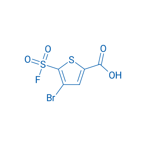 4-Bromo-5-(fluorosulfonyl)thiophene-2-carboxylic acid 100mg