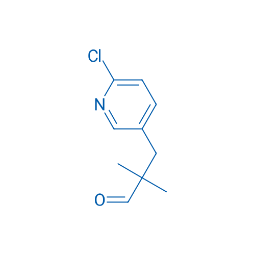 3-(6-Chloropyridin-3-yl)-2,2-dimethylpropanal 1g