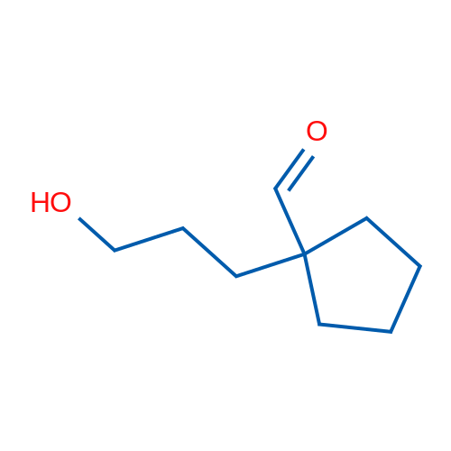 1-(3-Hydroxypropyl)cyclopentane-1-carbaldehyde 1g