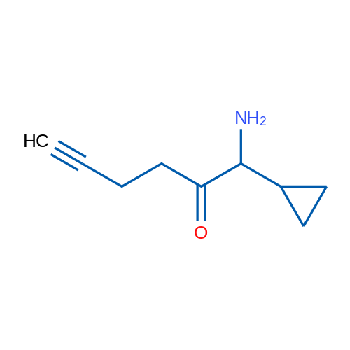 1-Amino-1-cyclopropylhex-5-yn-2-one 1g