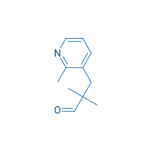 2,2-Dimethyl-3-(2-methylpyridin-3-yl)propanal 1g