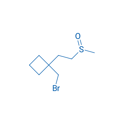1-(Bromomethyl)-1-(2-methanesulfinylethyl)cyclobutane 1g