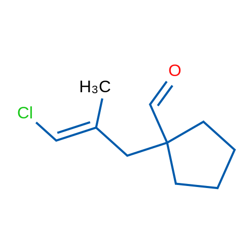 1-(3-Chloro-2-methylprop-2-en-1-yl)cyclopentane-1-carbaldehyde 1g