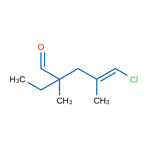 5-Chloro-2-ethyl-2,4-dimethylpent-4-enal 1g