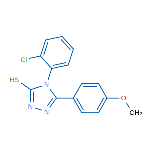 4-(2-Chlorophenyl)-5-(4-methoxyphenyl)-4H-1,2,4-triazole-3-thiol 1g
