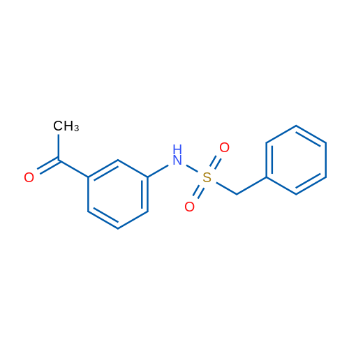 N-(3-Acetylphenyl)-1-phenylmethanesulfonamide 1g