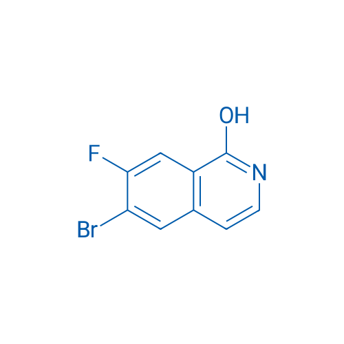 6-Bromo-7-fluoroisoquinolin-1-ol 250mg