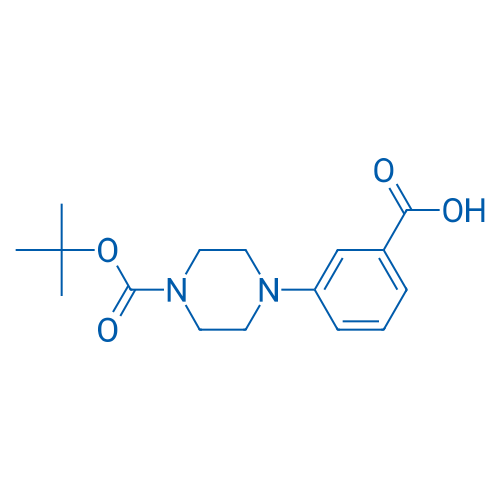 3-(4-(tert-Butoxycarbonyl)piperazin-1-yl)benzoic acid 250mg