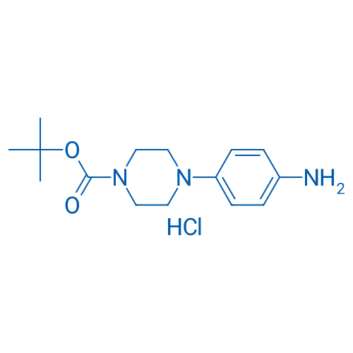 tert-butyl 4-(4-aminophenyl)piperazine-1-carboxylate HCl 1g