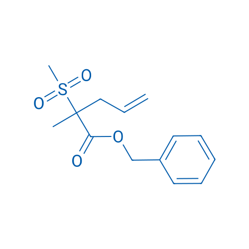 Benzyl 2-methyl-2-(methylsulfonyl)pent-4-enoate 100mg