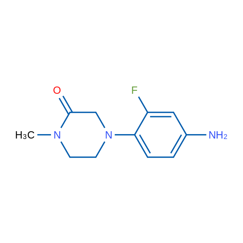 4-(4-Amino-2-fluorophenyl)-1-methylpiperazin-2-one 250mg