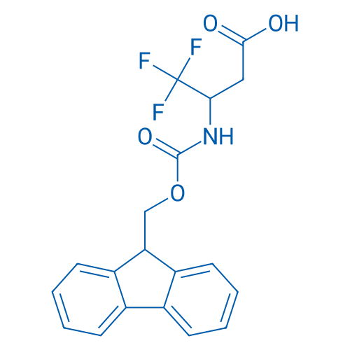 3-((((9H-Fluoren-9-yl)methoxy)carbonyl)amino)-4,4,4-trifluorobutanoic acid 50mg
