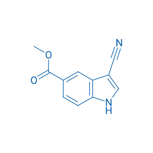 Methyl 3-cyano-1H-indole-5-carboxylate 1g