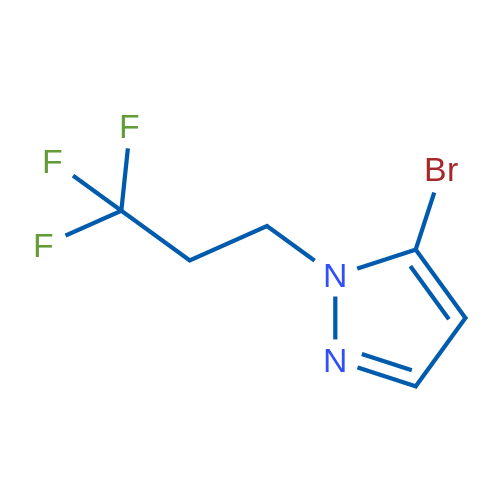 5-Bromo-1-(3,3,3-trifluoropropyl)-1H-pyrazole 1g