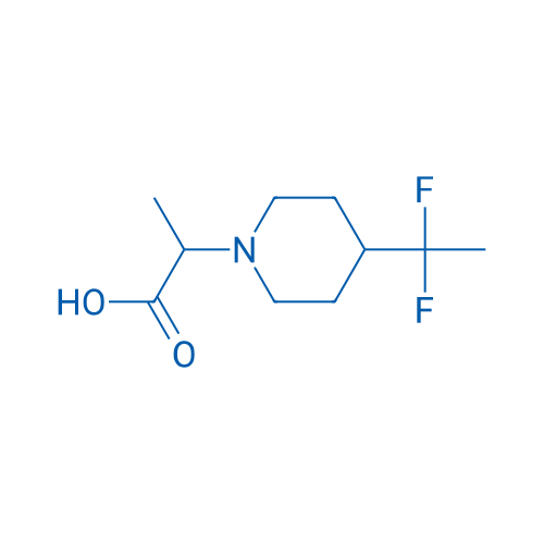 2-(4-(1,1-difluoroethyl)piperidin-1-yl)propanoic acid 1g