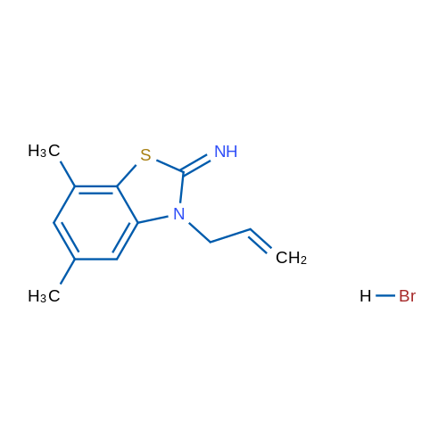 3-allyl-5,7-dimethylbenzo[d]thiazol-2(3H)-imine hydrobromide 1g