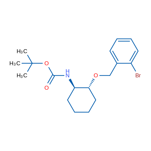 tert-Butyl ((1R,2R)-2-((2-bromobenzyl)oxy)cyclohexyl)carbamate 1g