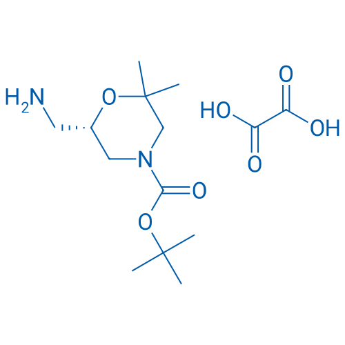(S)-tert-Butyl 6-(aminomethyl)-2,2-dimethylmorpholine-4-carboxylate oxalate 1g